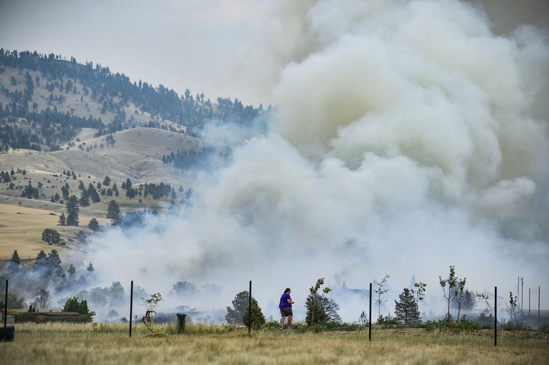 Wildland Fire east of Helena